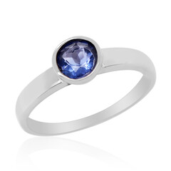 Bague en argent et Fluorite à couleur changeante