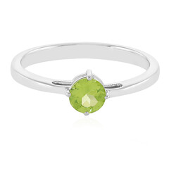 Bague en argent et Péridot