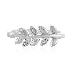 Bague en argent et Diamant I4 (J)