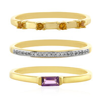 Bague en argent et Améthyste