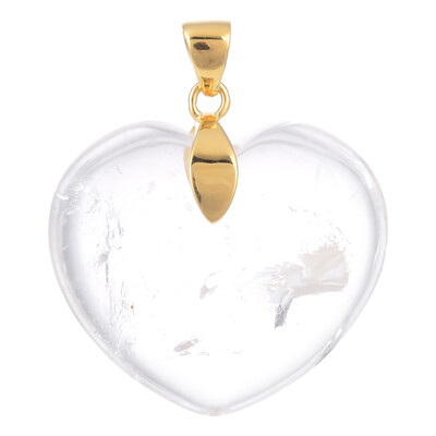 Pendentif en argent et Quartz blanc