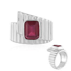 Bague en argent et Rubis de Madagascar (de Melo)