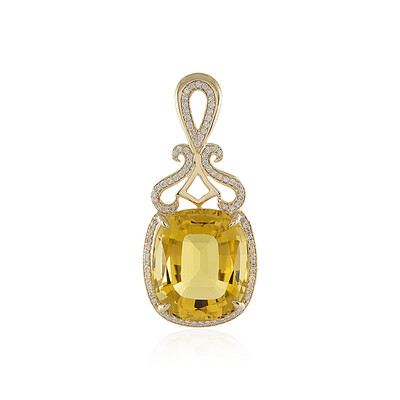 Pendentif en or et Scapolite (AMAYANI)