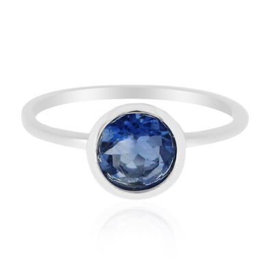 Bague en argent et Fluorite à couleur changeante