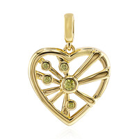 Pendentif en or et Diamant VS1 jaune