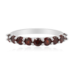Bague en argent et Grenat