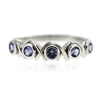 Bague en argent et Tanzanite