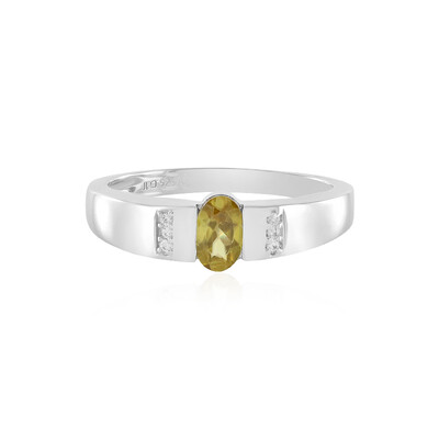 Bague en argent et Sphène