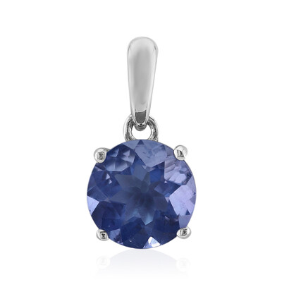 Pendentif en argent et Fluorite à couleur changeante