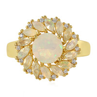 Bague en argent et Opale Welo