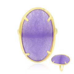 Bague en argent et Jade lavande