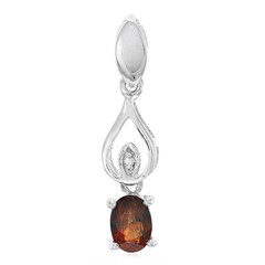 Pendentif en argent et Rubis de Tanzanie