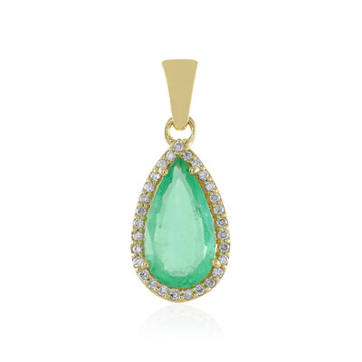 Pendentif en or et Emeraude d'Ethiopie (AMAYANI)