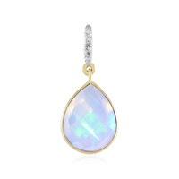Pendentif en or et Opale Welo