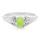 Bague en argent et Chrysoprase impériale