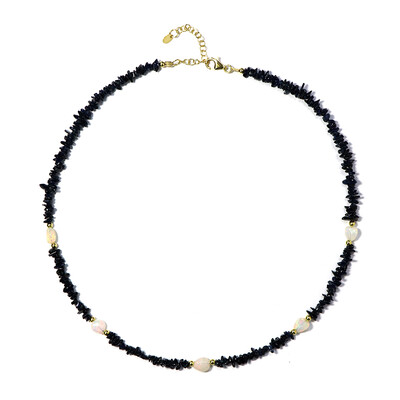 Collier en argent et Saphir bleu