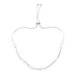 Bracelet en argent et Perle de culture d'eau douce