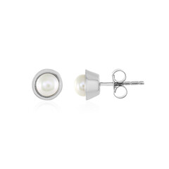 Boucles d'oreilles en argent et Perle de culture d'eau douce