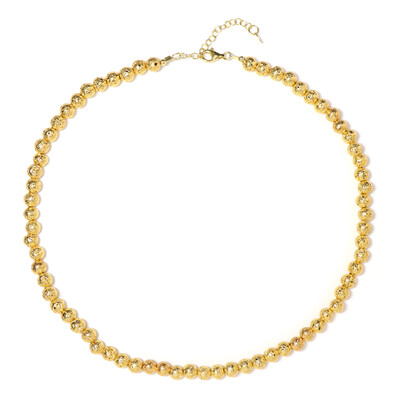 Collier en argent et Lave dorée