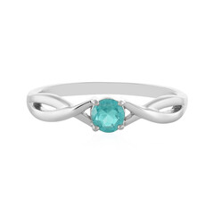 Bague en argent et Apatite bleue