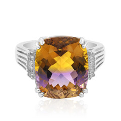Bague en argent et Amétrine