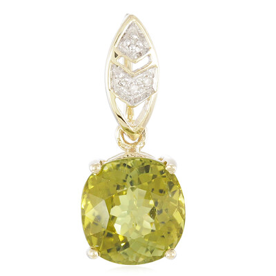 Pendentif en or et Tourmaline cuprifère
