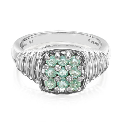 Bague en argent et Tourmaline Paraïba
