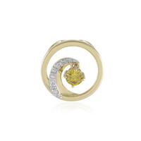 Pendentif en or et Diamant SI2 jaune