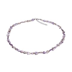 Collier en argent et Amétrine