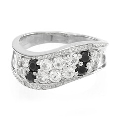 Bague en argent et Saphir blanc