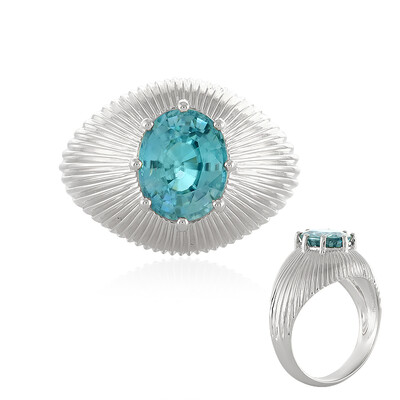 Bague en argent et Zircon de Ratanakiri (de Melo)