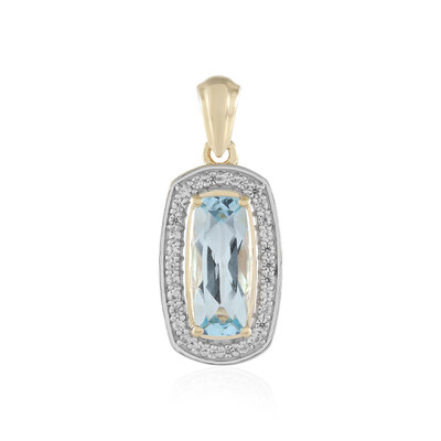 Pendentif en or et Topaze bleu ciel (SUHANA)