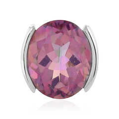 Pendentif en argent et Quartz rouge orient
