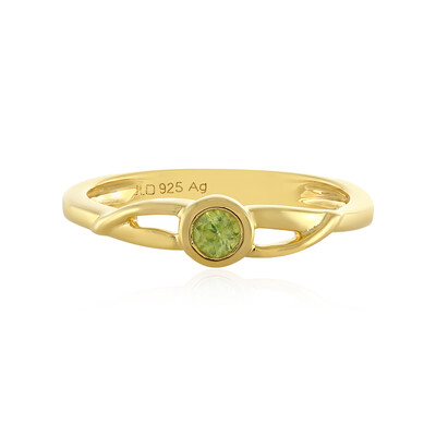 Bague en argent et Sphène de Capelinha