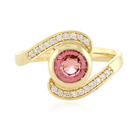 Bague en or et Tourmaline néon du Nigeria (AMAYANI)