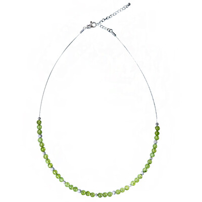Collier en argent et Péridot