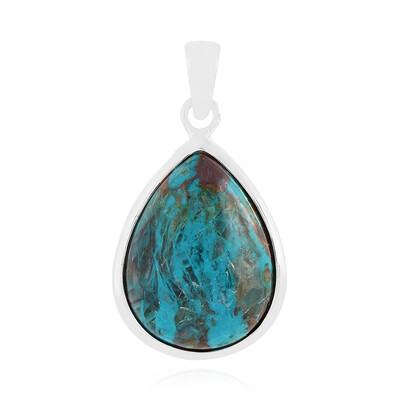 Pendentif en argent et Chrysocolle