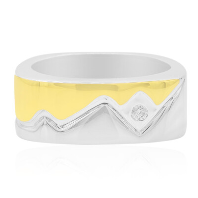 Bague en argent et Diamant I1 (G) (Annette)
