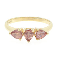 Bague en or et Saphir Padparadscha non chauffé (AMAYANI)