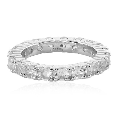 Bague en argent et Quartz blanc