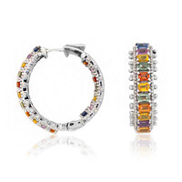 Boucles d'oreilles en argent et Saphir (Dallas Prince Designs)