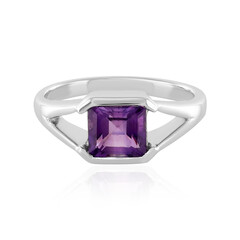 Bague en argent et Améthyste d'Uruguay
