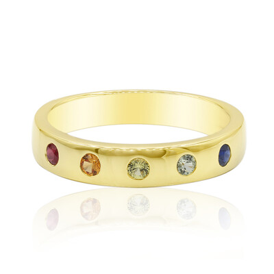 Bague en argent et Rubis