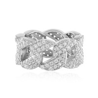 Bague en argent et Zircon