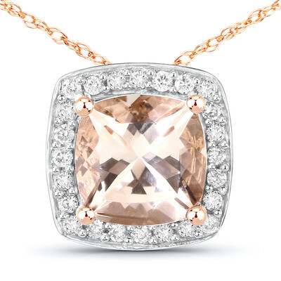 Collier en or et Morganite