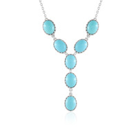 Collier en argent et Turquoise Sleeping Beauty (Faszination Türkis)
