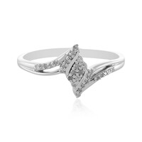 Bague en argent et Diamant I1 couleur (I)
