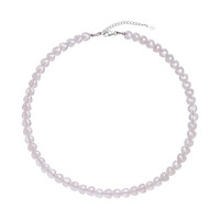 Collier en argent et Quartz rose