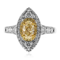Bague en or et Diamant SI2 jaune (CIRARI)