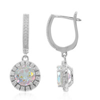 Boucles d'oreilles en argent et Topaze Rayon de Lune